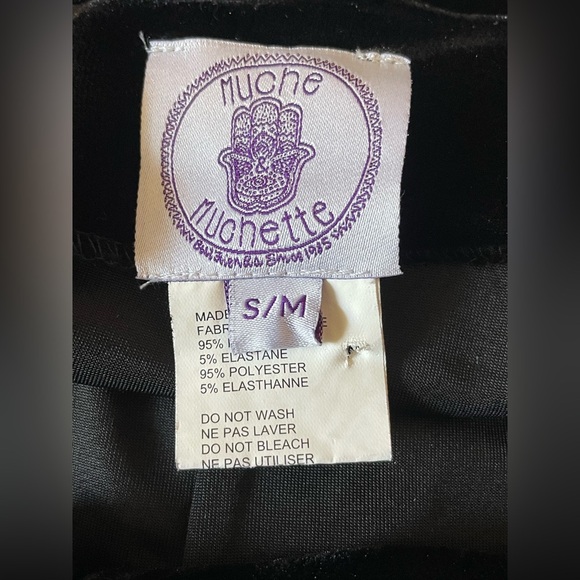 Muche & Muchette Black Velvet Dress - Picture 3 of 5